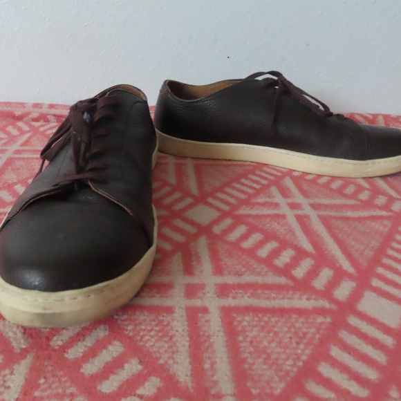 George Cleverley Jack Mens Size 12 Nubuck brown Trainers Made In England - Picture 1 of 10